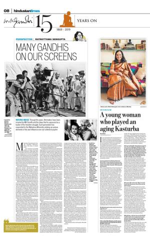 Many Gandhis on Our Screens