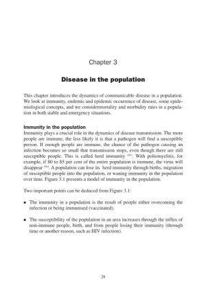 Chapter 3 Disease in the Population