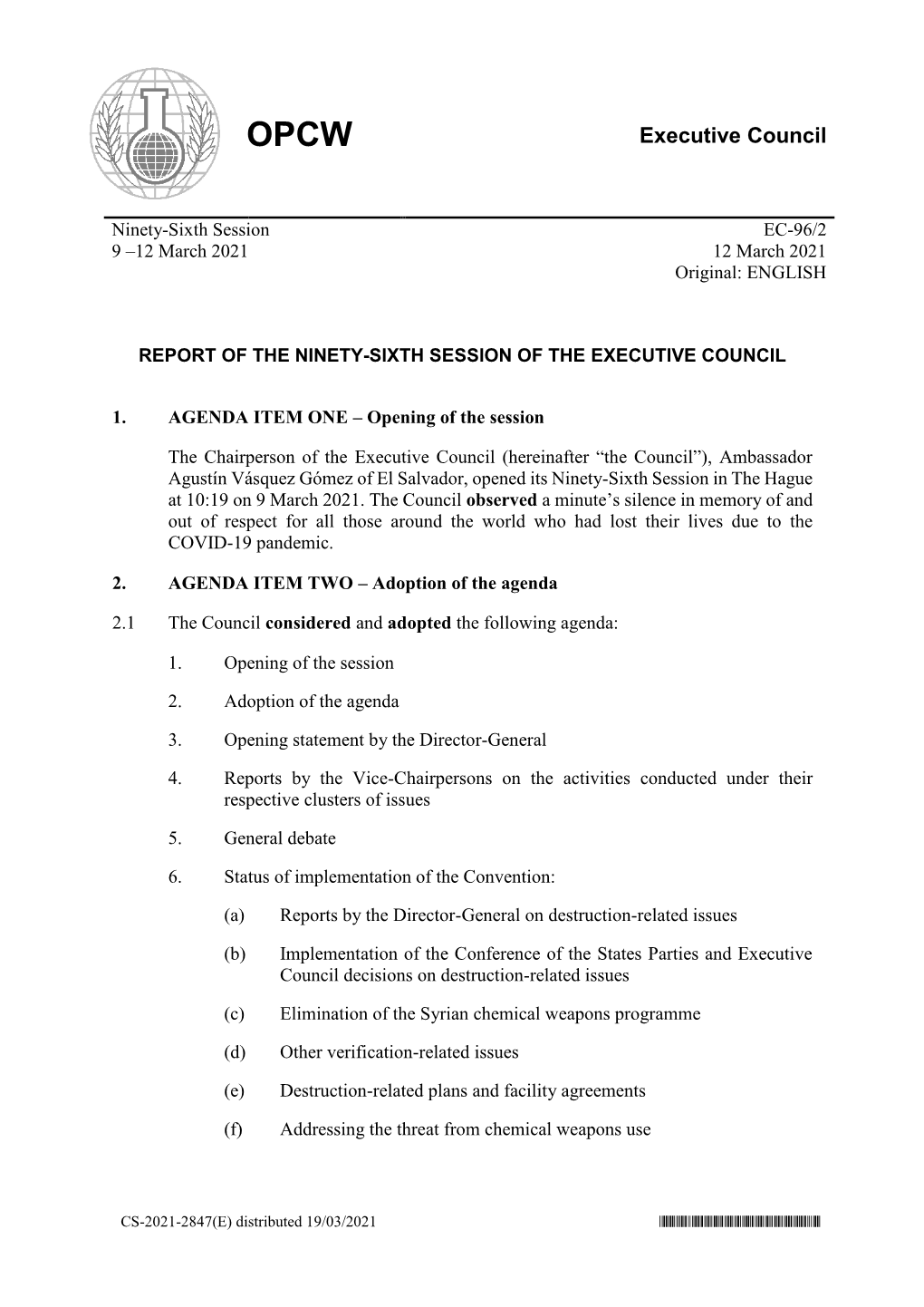 Official Series Document