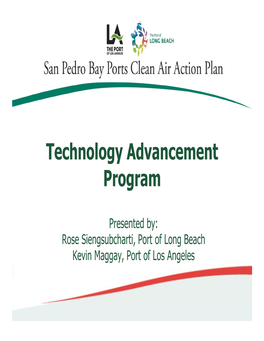 Technology Advancement Program