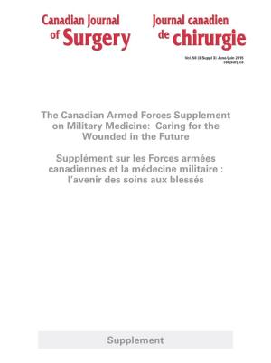 Caring for the Wounded in the Future Supplément Sur Les Forces