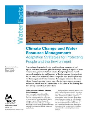 NRDC: Climate Change and Water Resource Management