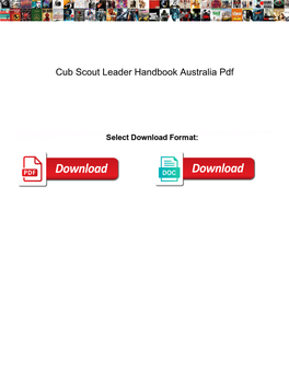 Cub Scout Leader Handbook Australia Pdf