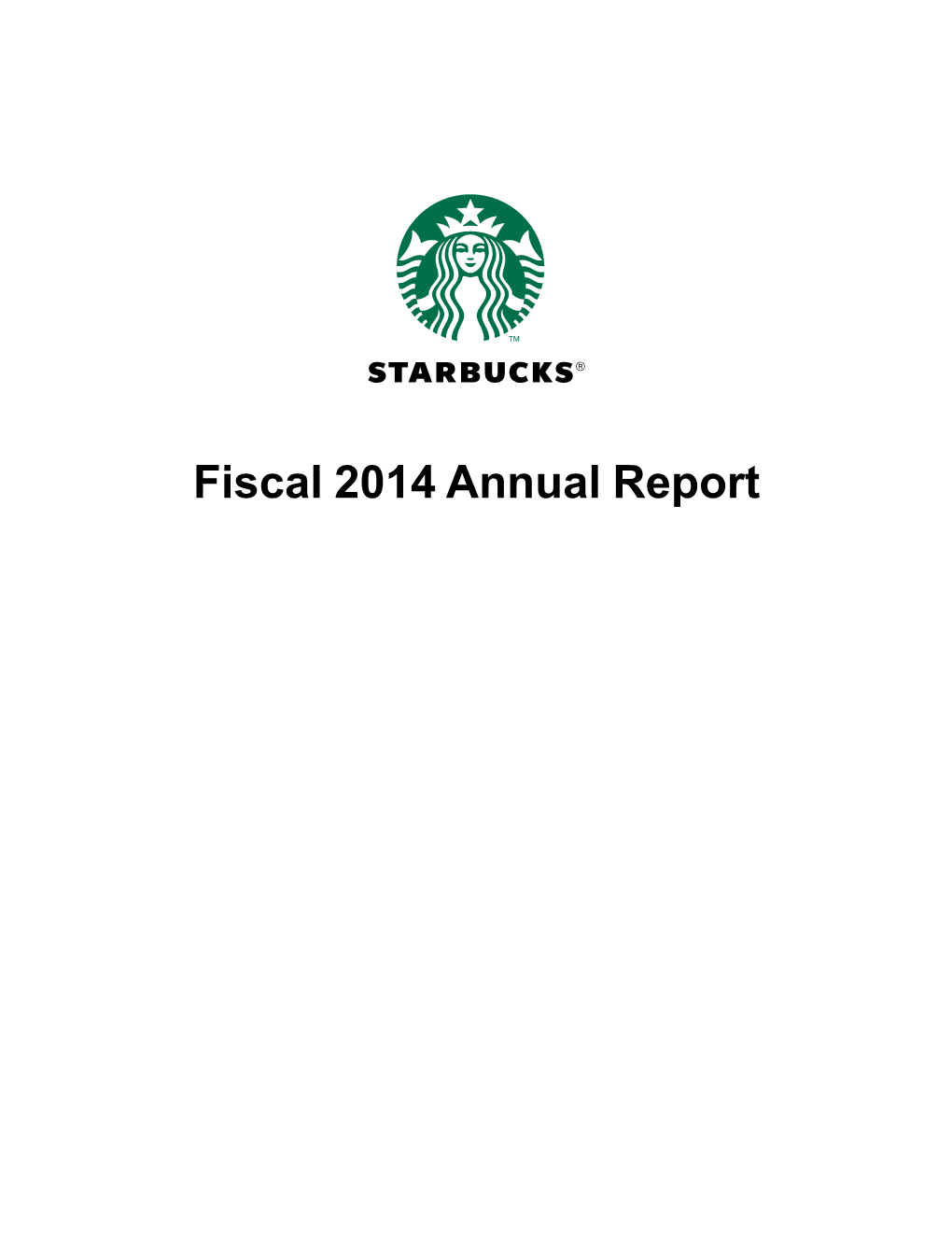 Fiscal 2014 Annual Report