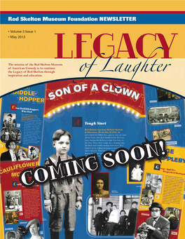 Legacy of Laughter, May 2013
