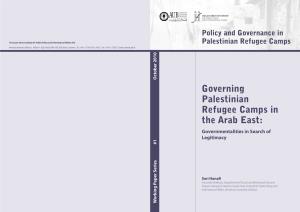 Governing Palestinian Refugee Camps in the Arab East