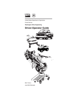 Driver-Operator Guide