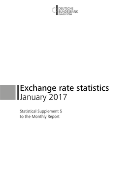 Exchange Rate Statistics January 2017