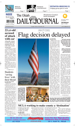 The Ukiah Local Newspaper