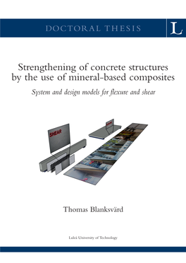 Strengthening of Concrete Structures by the Use of Mineral-Based Composites