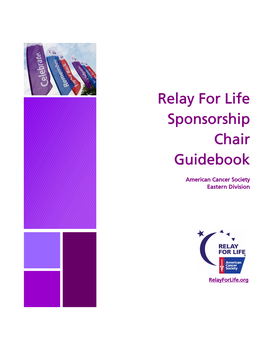Relay for Life Sponsorship Chair Guidebook