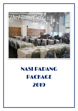 Nasi Padang Package 2019