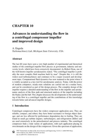 CHAPTER 10 Advances in Understanding the Flow in A