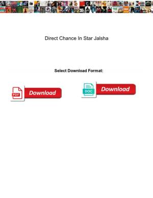 Direct Chance in Star Jalsha