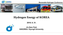 Hydrogen Energy of KOREA.Pdf