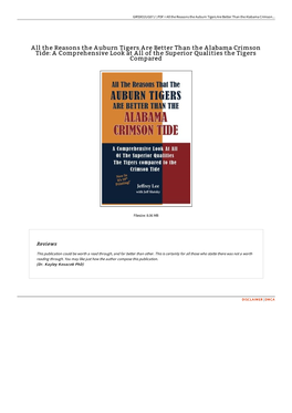 Download Ebook &gt; All the Reasons the Auburn Tigers Are Better