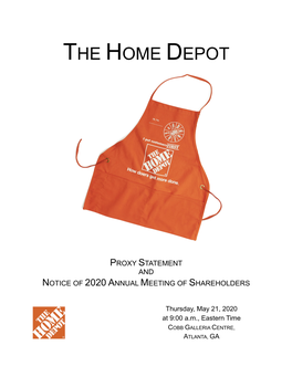 HD Directors@Homedepot.Com Or by Writing to the Directors at the Following Address