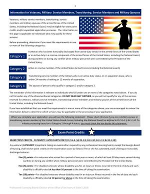 Veterans Info