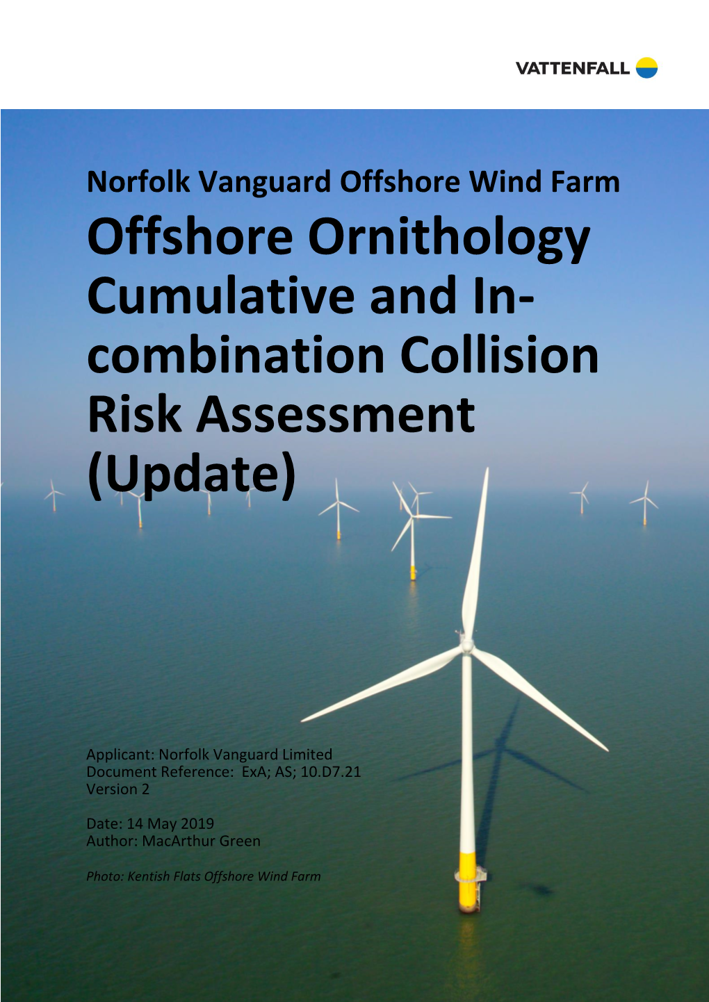 Offshore Ornithology Cumulative and In- Combination Collision Risk Assessment (Update)