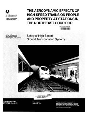 The Aerodynamic Effects of High-Speed Trains on People and Property at Stations in the Northeast Corridor RR0931R0061 6