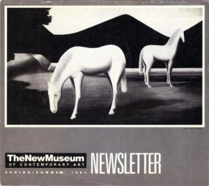 New Museum Newsletter Spring/Summer 1984