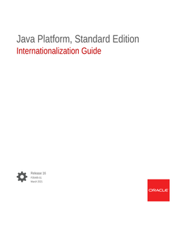 Java Platform, Standard Edition Internationalization Guide
