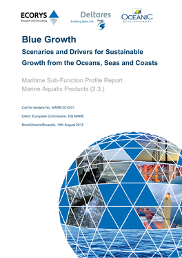 Scenarios and Drivers for Sustainable Growth from the Oceans, Seas and Coasts