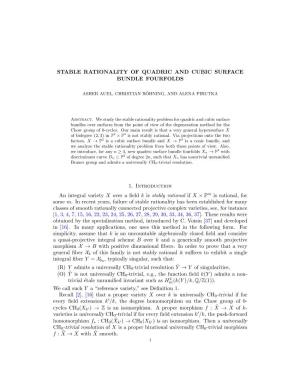 Stable Rationality of Quadric and Cubic Surface Bundle Fourfolds