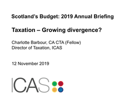 Taxation – Growing Divergence?