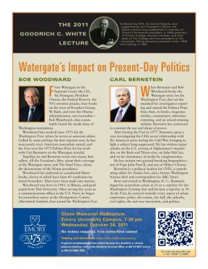 Watergate's Impact on Present-Day Politics