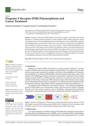 Pregnane X Receptor (PXR) Polymorphisms and Cancer