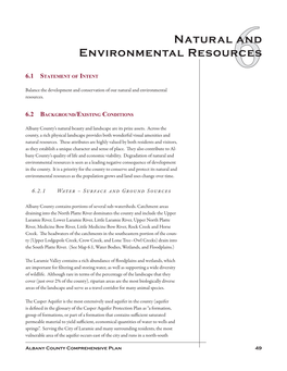 Natural and Environmental Resources