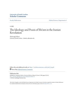 The Ideology and Praxis of Shi'ism in the Iranian Revolution