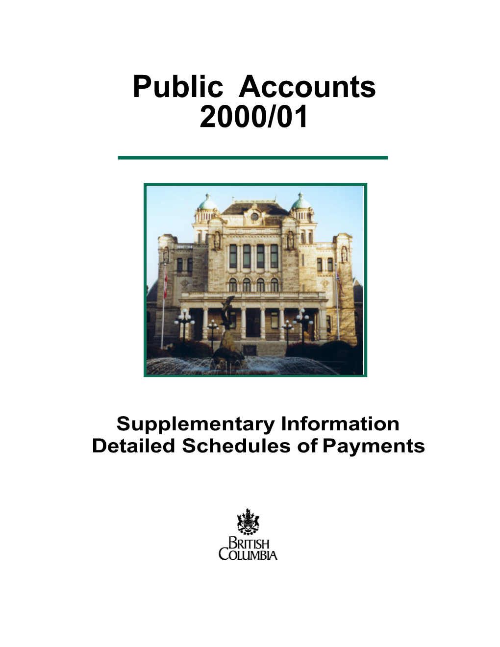 PUBLIC ACCOUNTS 2000/01 Ministry Abbreviations