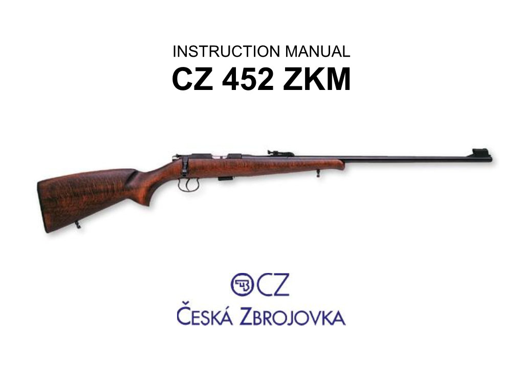 Instruction Manual Cz 452 Zkm