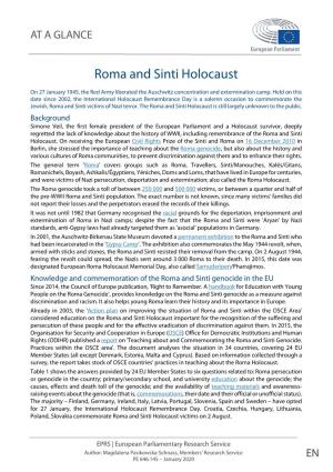 Roma and Sinti Holocaust
