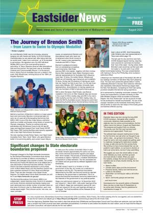 The Journey of Brendon Smith – Brendon Smith 2020 and – from Learn to Swim to Olympic Medallist Rob Woodhouse 1984
