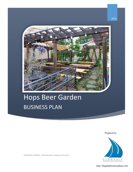 Hops Beer Garden BUSINESS PLAN