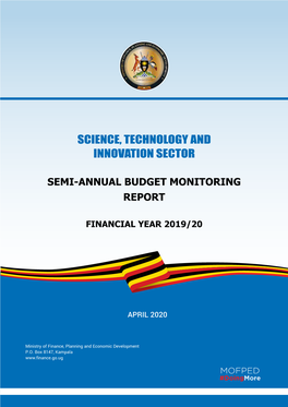 Science Technology and Innovation Sector Semi-Annual Monitoring