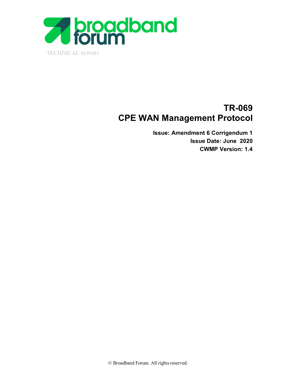 TR-069: CPE WAN Management Protocol