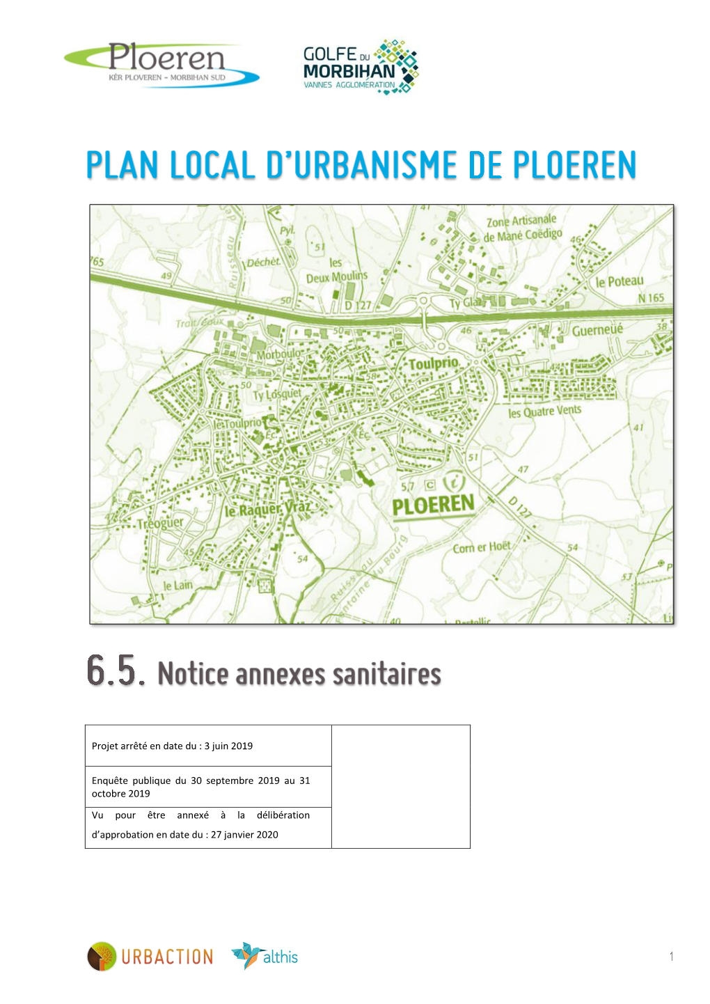 Projet Arrêté En Date Du : 3 Juin 2019