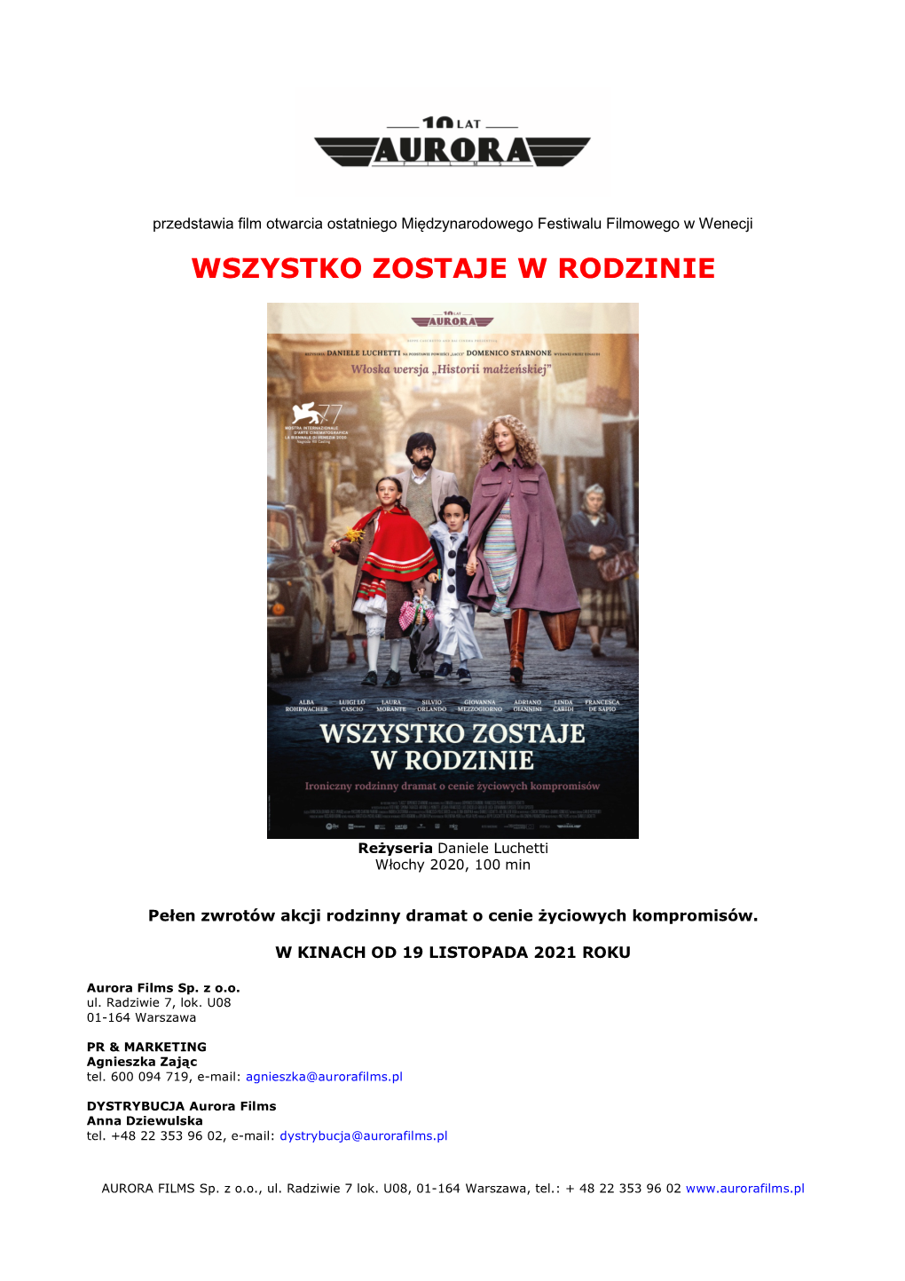 Wszystko Zostaje W Rodzinie