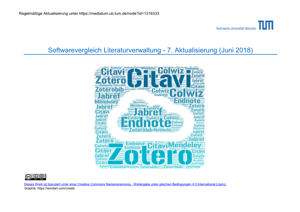 Softwarevergleich Literaturverwaltung - 7