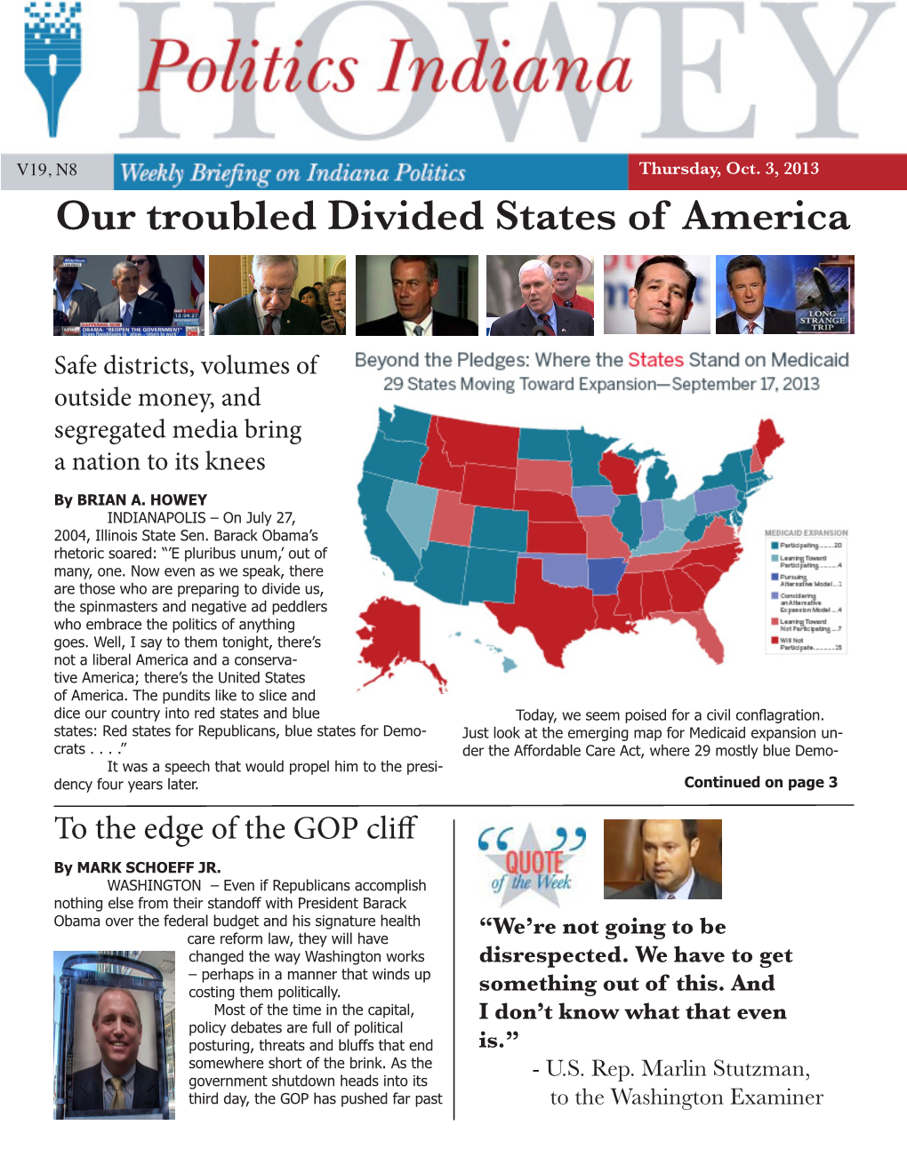Our Troubled Divided States of America