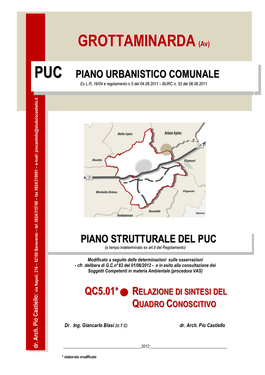 Puc Piano Urbanistico Comunale