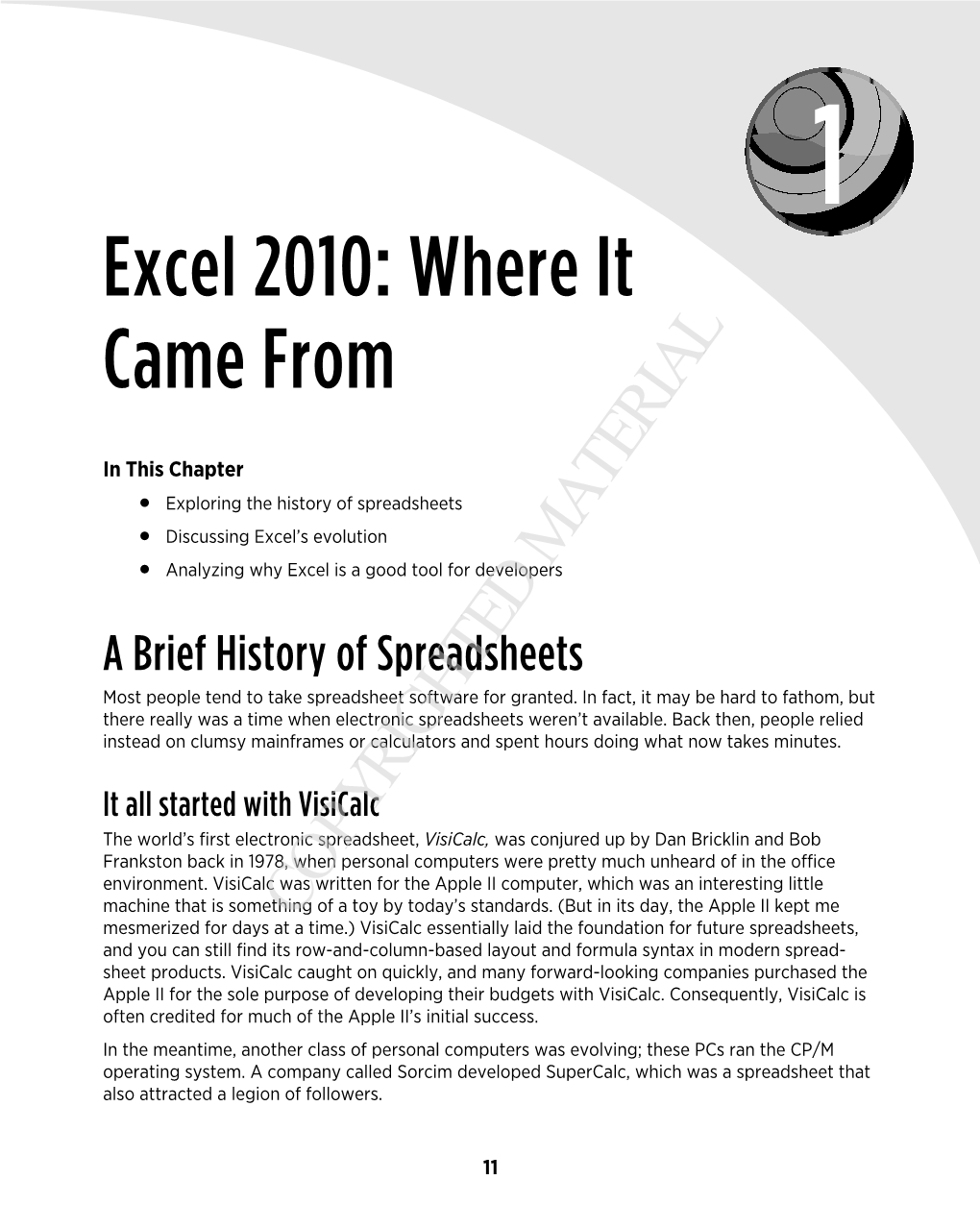 Excel 2010: Where It Came From