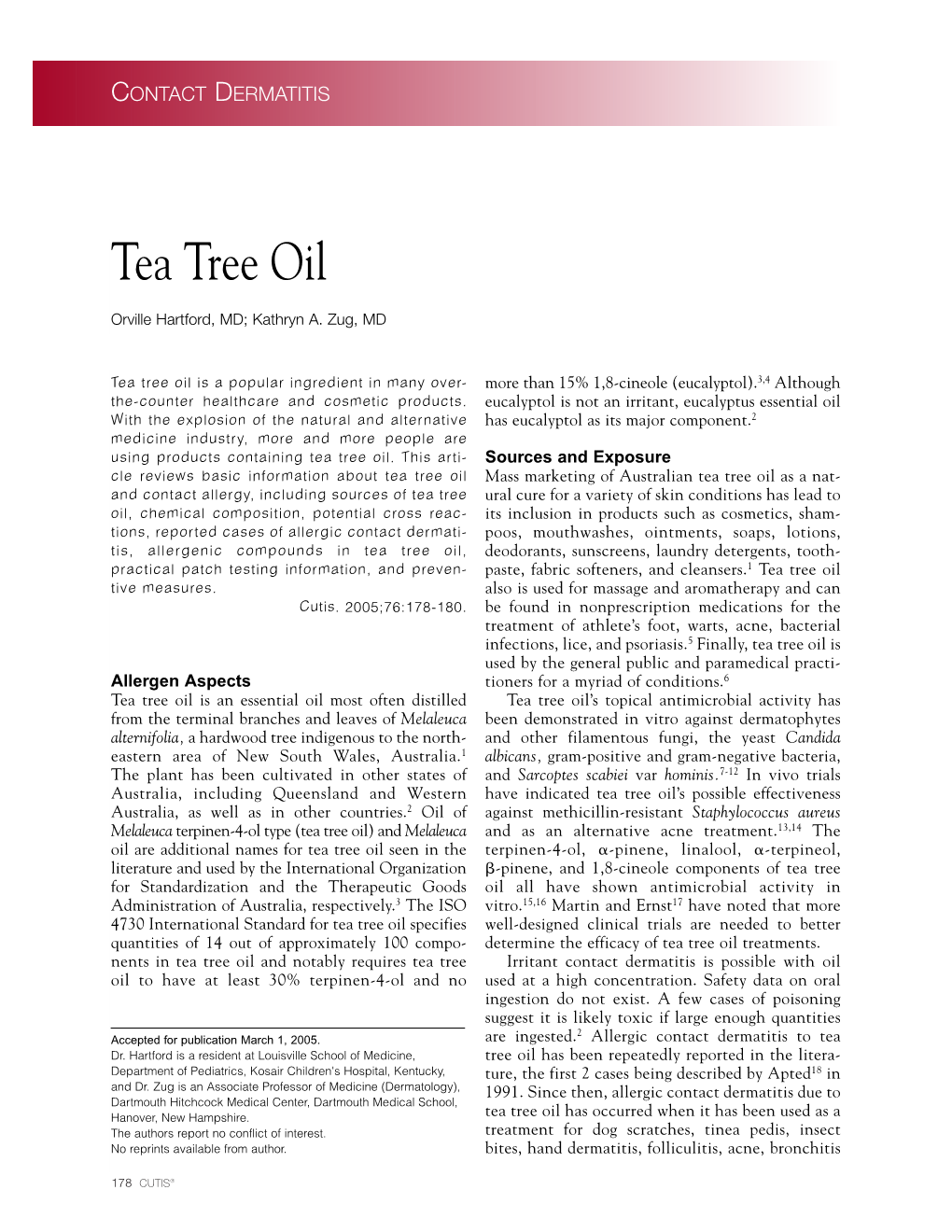 Tea Tree Oil