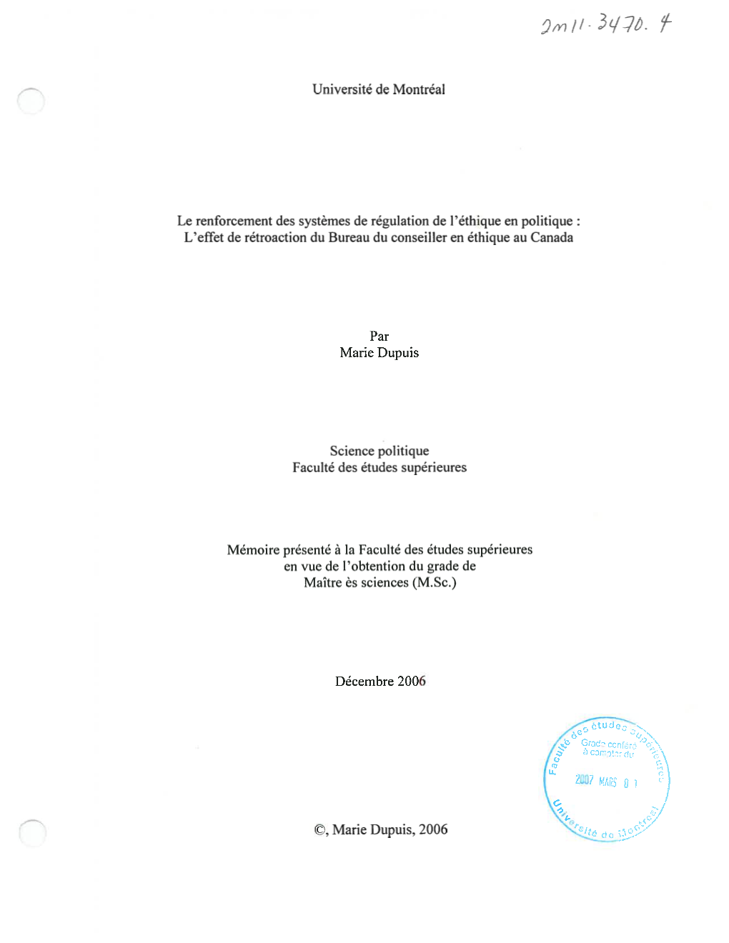 Dupuis Marie 2006 Memoire.Pdf (4.510Mo)