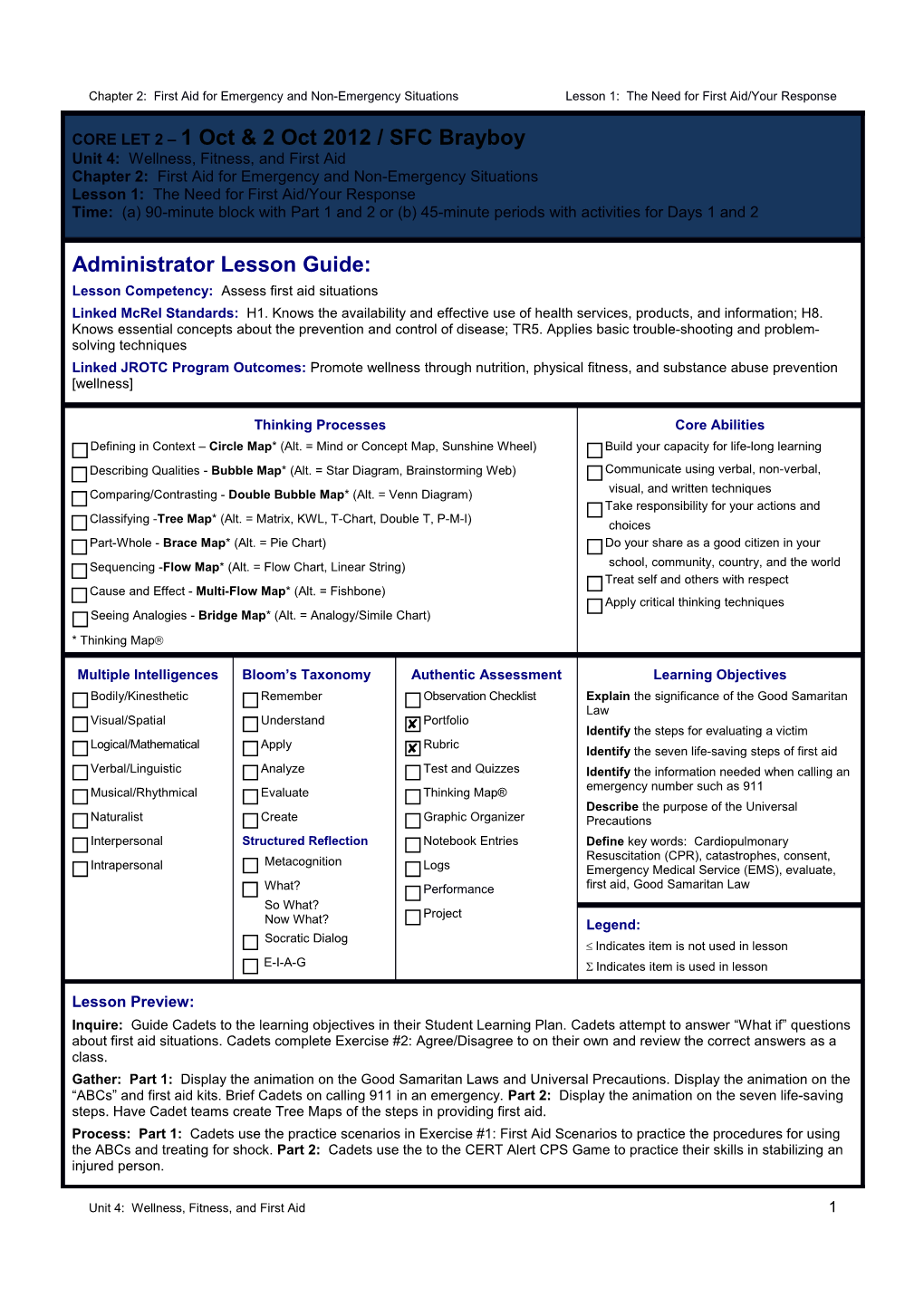 PART REV Lesson Plan TEMPLATE Blank V1