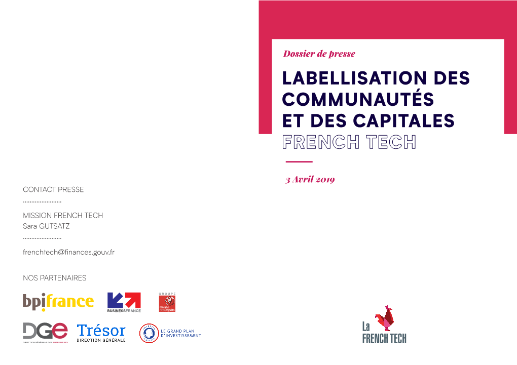 Communautés Et Des Capitales Labellisation